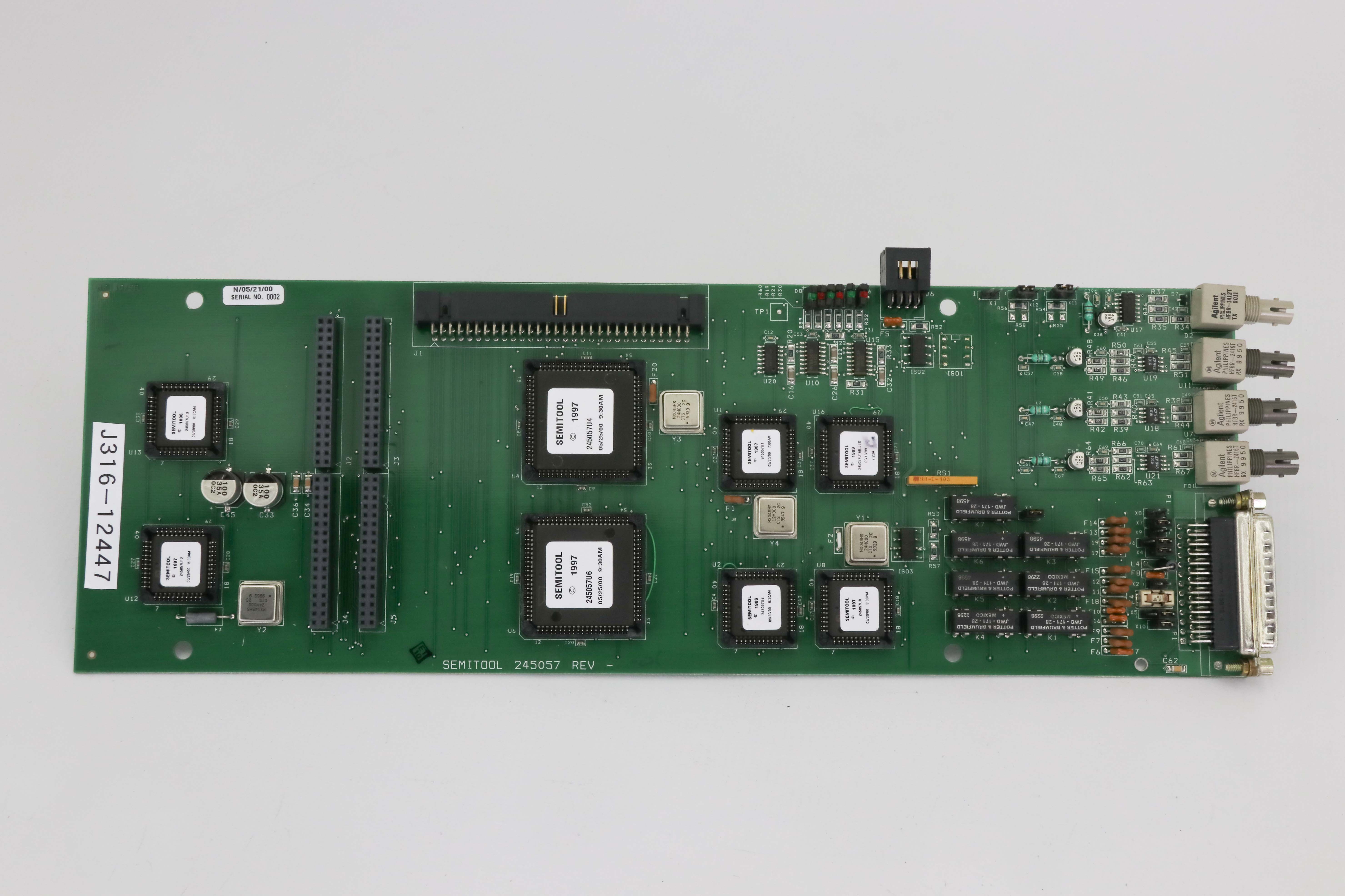 12447 SEMITOOL PCB, SERVO CONTROLLER BOARD 245057-01 | eBay